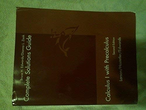 Cover for Calculus I with Precalculus (Complete Solutions Guide)