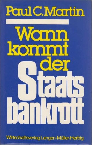 Cover for Wann kommt der Staatsbankrott