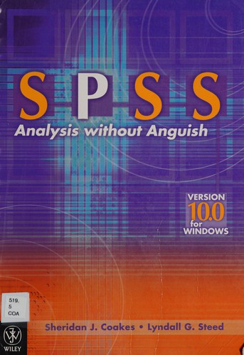 Cover for SPSS Analysis Without Anguish
