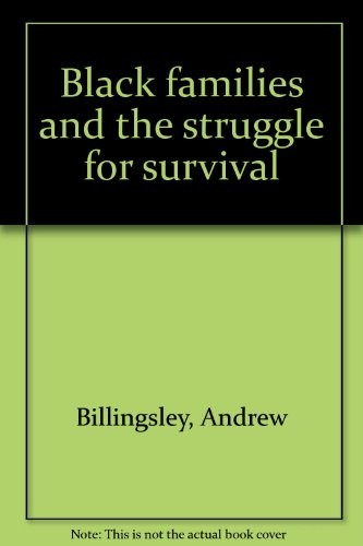 Cover for Black families and the struggle for survival.