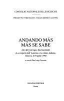 Cover for Andando más más se sabe