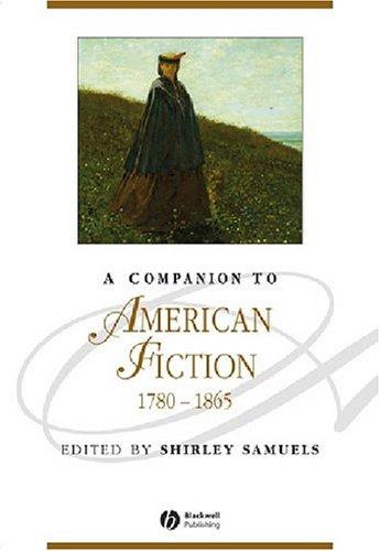 Cover for A companion to American fiction, 1780-1865