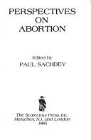 Cover for Perspectives on abortion