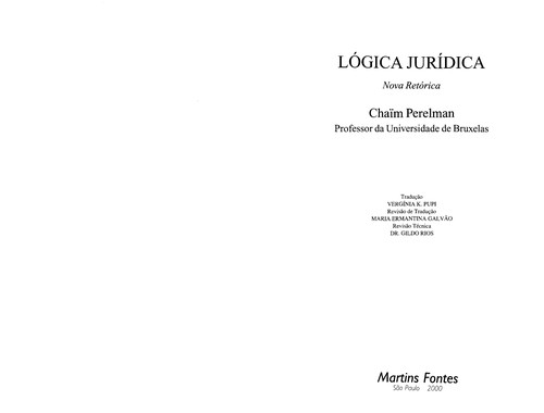 Cover for Lógica jurídica