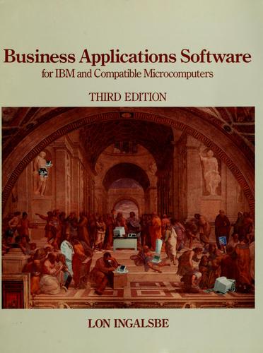 Cover for Business applications software for IBM and compatible microcomputers