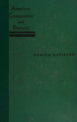 Cover for American composition and rhetoric