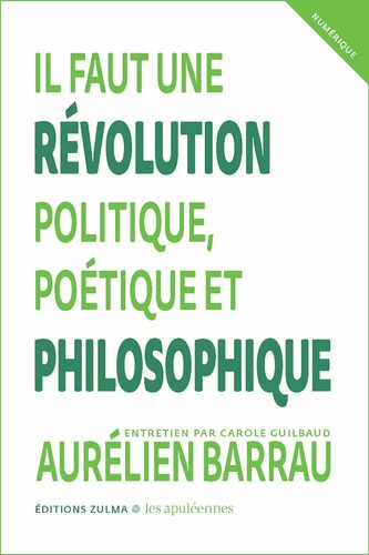 Cover for Il faut une révolution politique, poétique et philosophique