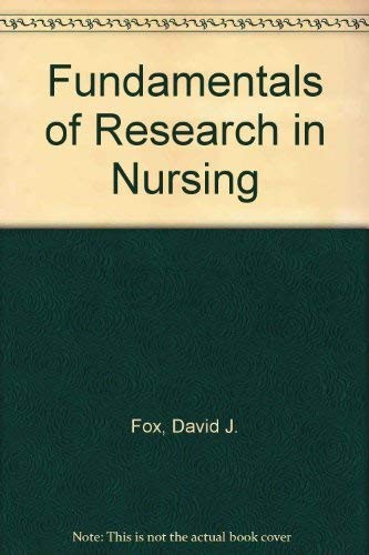 Cover for Fundamentals of research in nursing