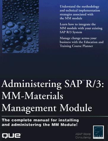 Cover for Administering SAP R/3