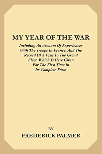 Cover for My Year of the War
