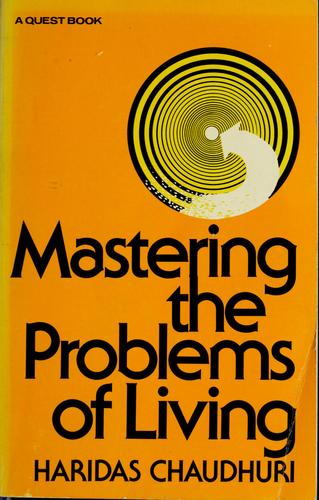 Cover for Mastering the problems of living