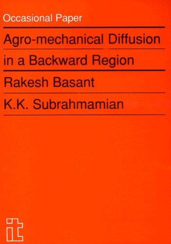 Cover for Agro-Mechanical Diffusion in a Backward Region