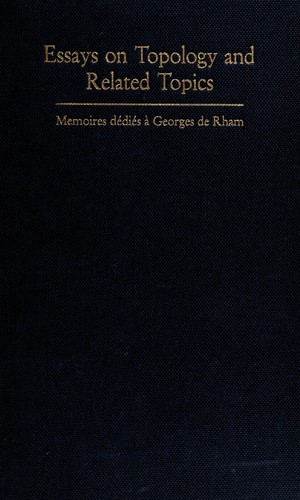 Cover for Essays on topology and related topics.
