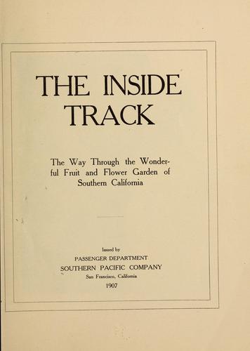 Cover for The inside track