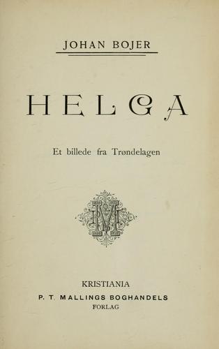 Cover for Helga