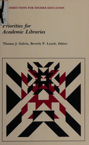 Cover for Priorities for academic libraries