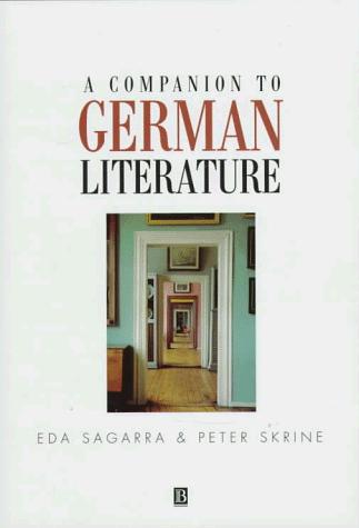 Cover for A companion to German literature