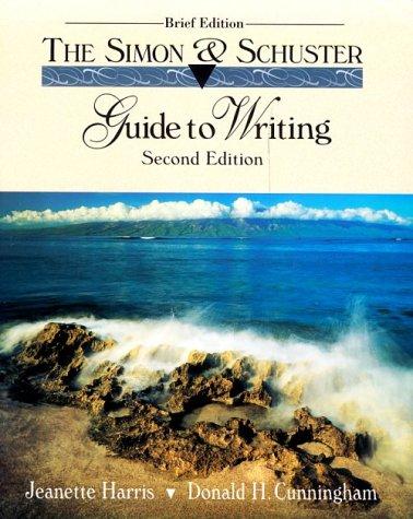 Cover for The Simon & Schuster guide to writing