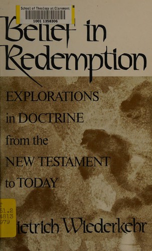 Cover for Belief in redemption