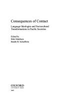 Cover for Consequences of contact