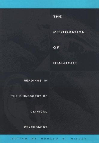 Cover for The Restoration of dialogue