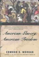 Cover for American slavery, American freedom