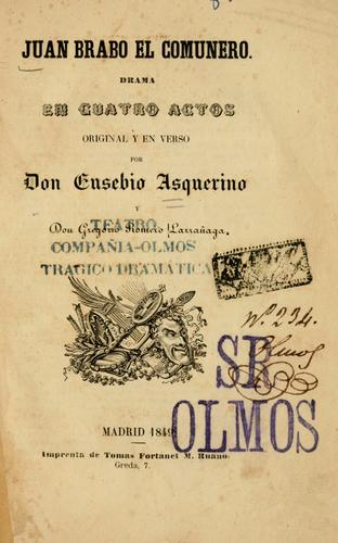 Cover for Juan Brabo el comunero