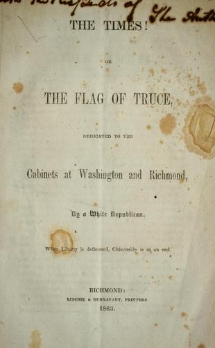 Cover for The Times! or The flag of truce