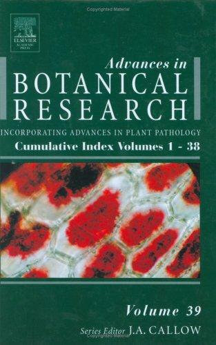 Cover for Advances in Botanical Research, Volume 39 (Advances in Botanical Research)