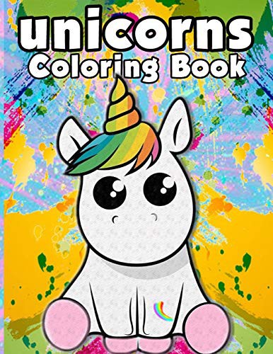 Cover for Unicorn Coloring Book