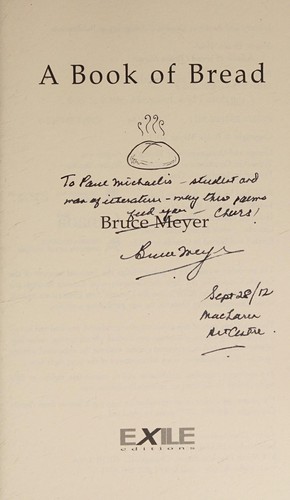 Cover for A book of bread