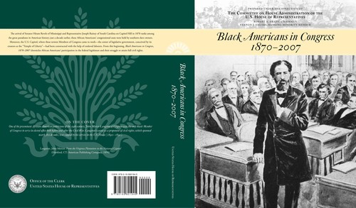 Cover for Black Americans in Congress, 1870-2007