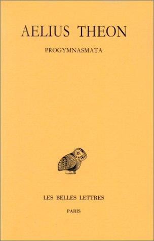 Cover for Progymnasmata