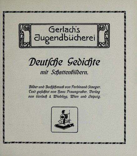 Cover for Deutsche Gedichte
