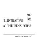 Cover for Illustrators of children's books, 1946-1956