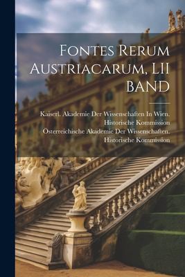 Cover for Fontes Rerum Austriacarum, LII BAND