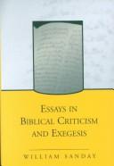 Cover for Essays on Biblical Criticism and Exegesis (Journal for the Study of the New Testament)