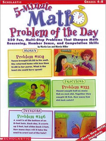 Cover for 5-Minute Math Problem of the Day