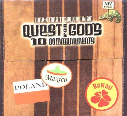 Cover for Quest for God's 10 Commandments-NIV with Poster and CD (Audio) (Time-Stone Travelers)