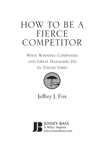Cover for How to be a fierce competitor