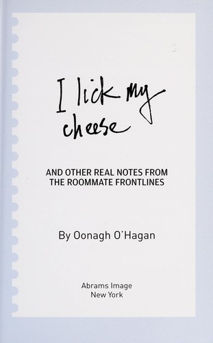 Cover for I lick my cheese