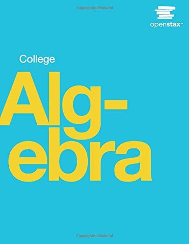 Cover for College Algebra