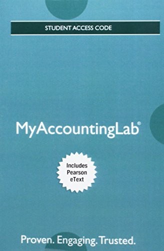 Cover for MyLab Accounting with Pearson eText -- Access Card -- for Horngren's Accounting