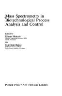 Cover for Mass spectrometry in biotechnological process analysis and control
