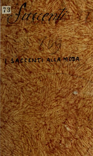Cover for I saccenti alla moda