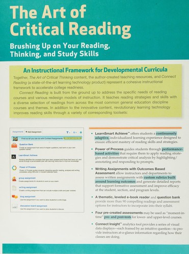 Cover for Art of Critical Reading