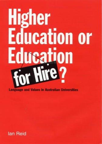 Cover for Higher education or education for hire?