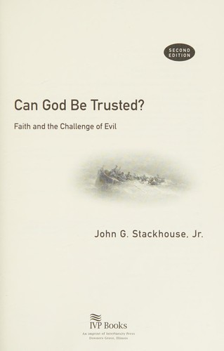 Cover for Can God be trusted?