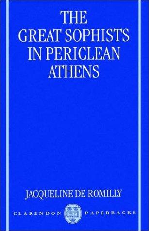 Cover for The Great Sophists in Periclean Athens