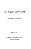 Cover for The legend of Brynhild